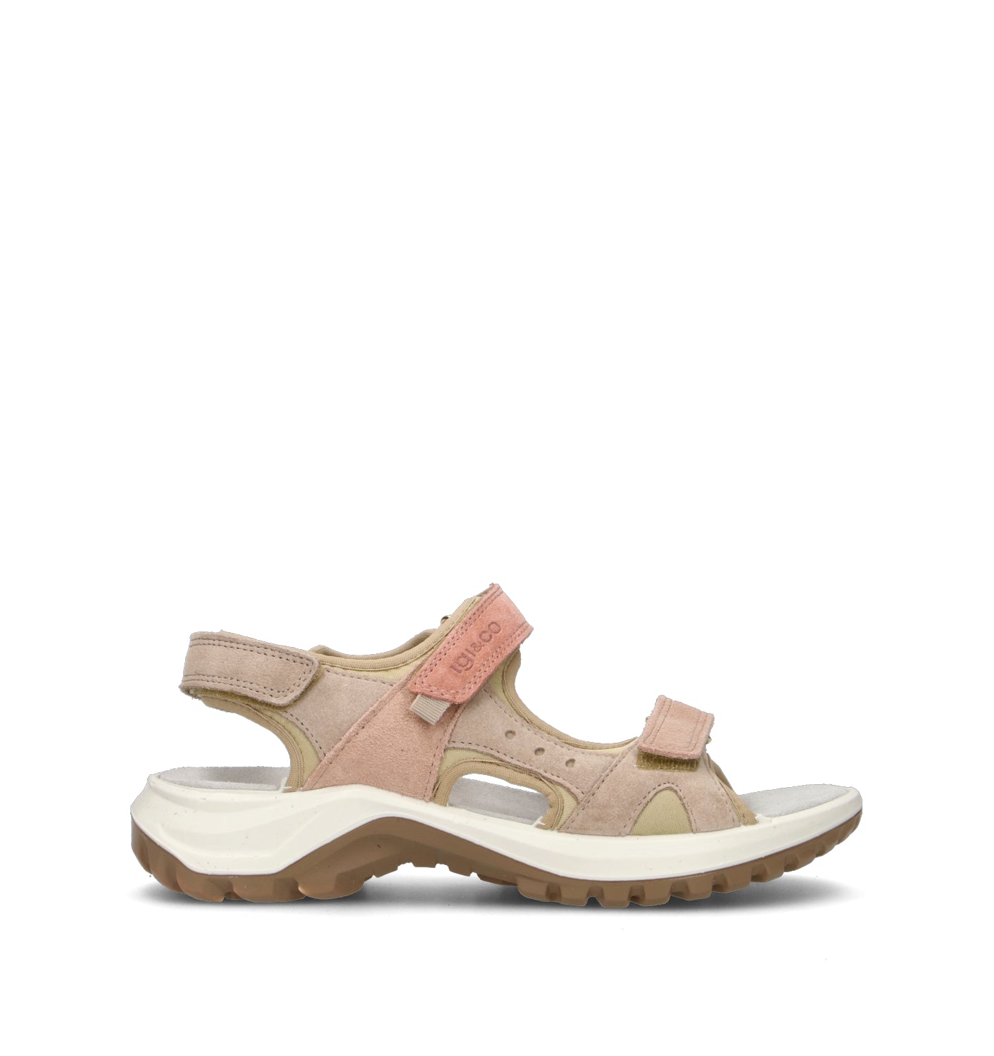 IGI&CO Sandalo donna beige/rosa in suede