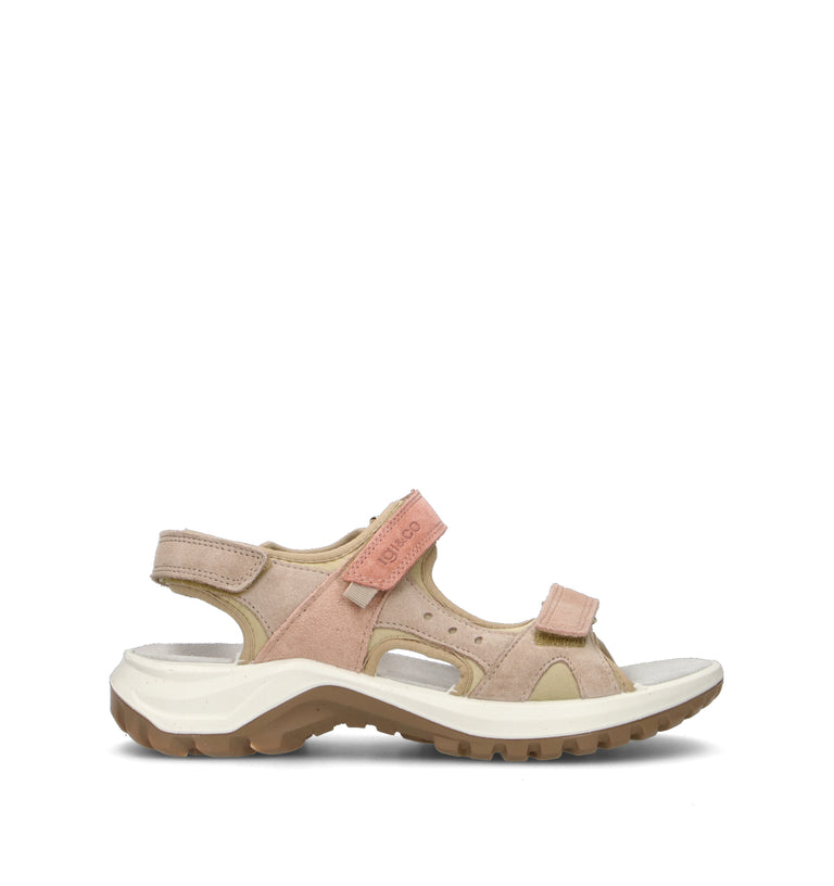 IGI&CO Sandalo donna beige/rosa in suede