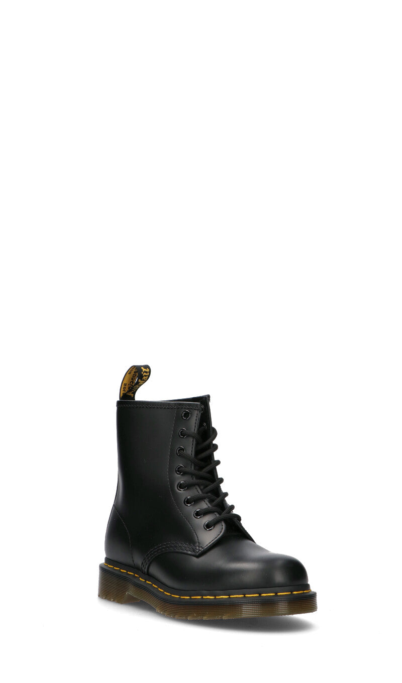 DR. MARTENS 1460 SMOOTH Anfibio donna nero in pelle