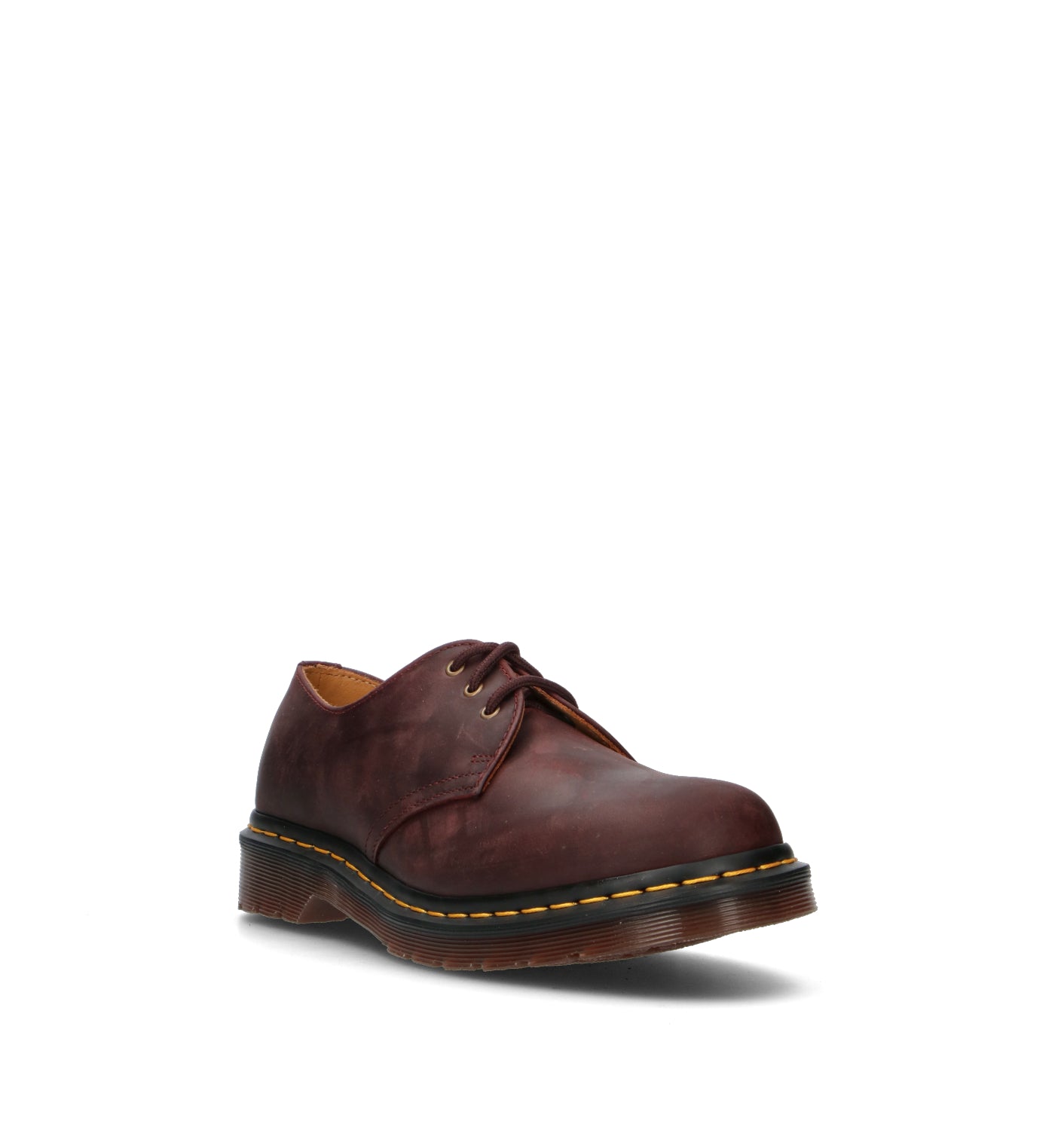 DR. MARTENS 1461 Stringata uomo bordeaux in pelle