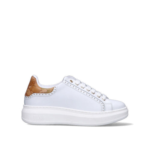 ALVIERO MARTINI Sneaker ragazza bianca in pelle