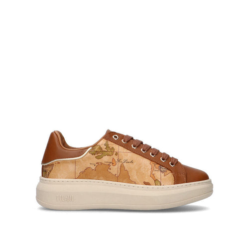 ALVIERO MARTINI Sneaker ragazza marrone in pelle