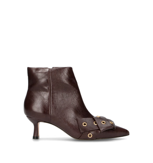 VICENZA Tronchetto donna marrone in pelle