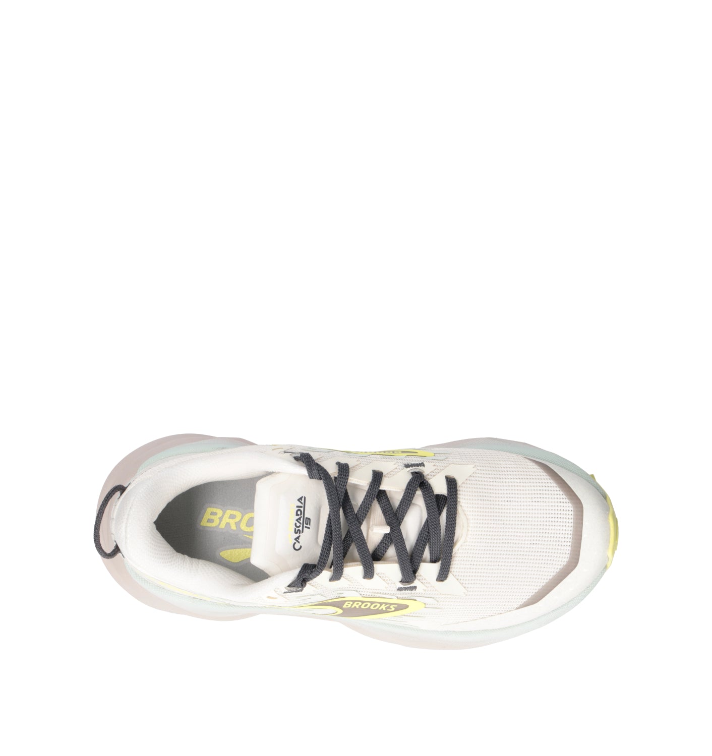 BROOKS CASCADIA 19 Scarpa trail running donna bianca