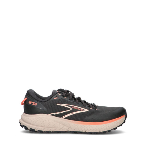 BROOKS DIVIDE 6 Scarpa trail running donna nera