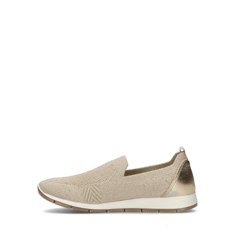 ENVAL Mocassino donna platino