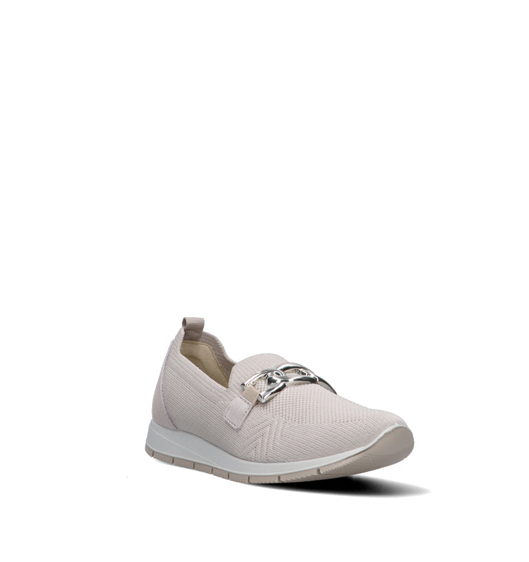 ENVAL Mocassino donna panna