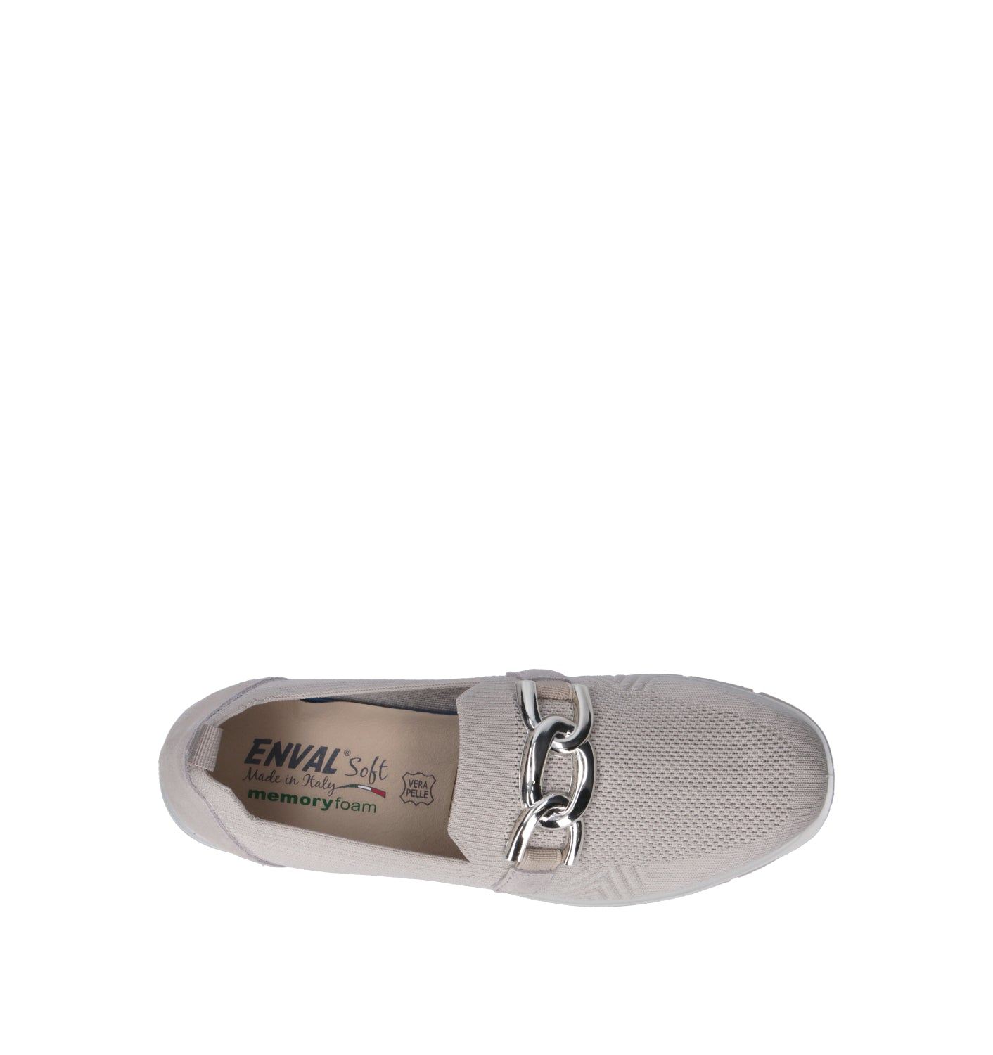 ENVAL Mocassino donna panna