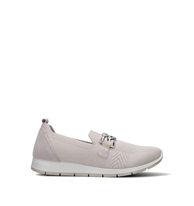 ENVAL Mocassino donna panna