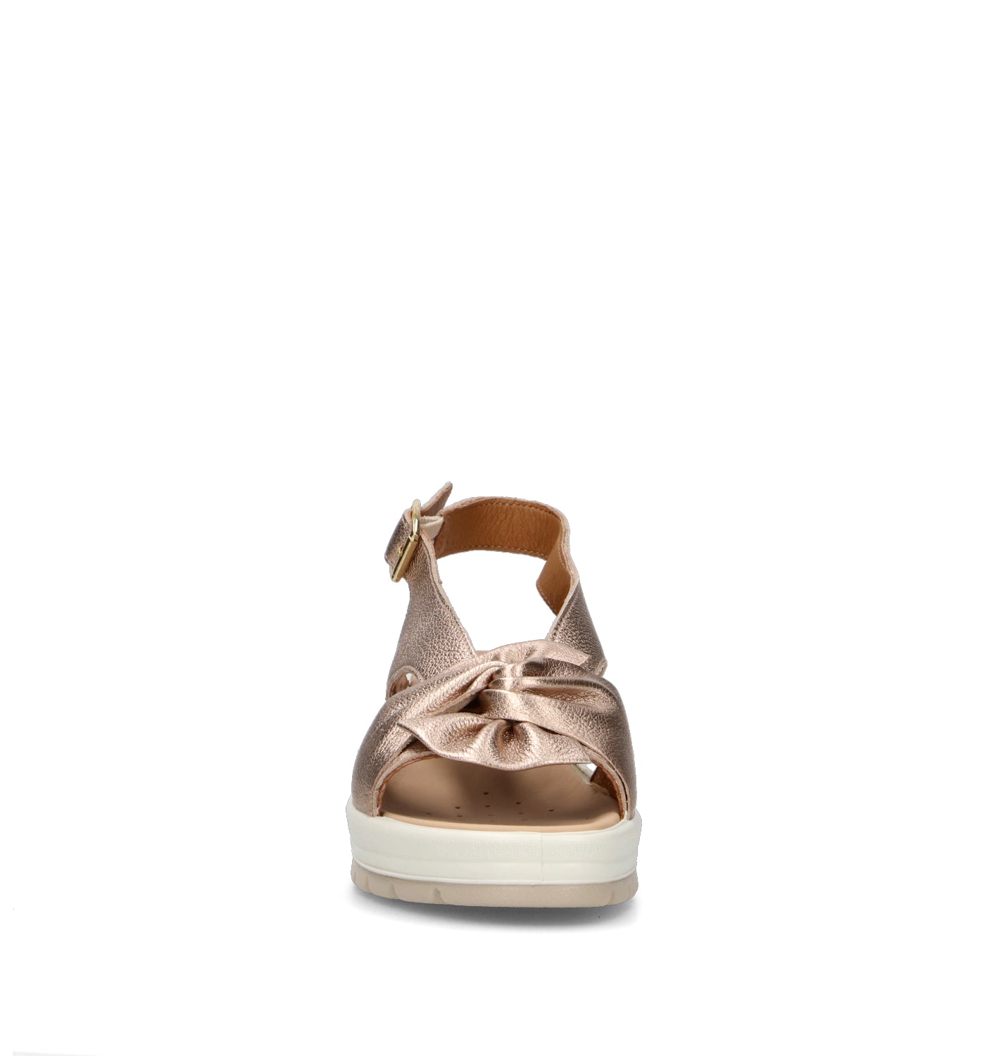 ENVAL Sandalo donna oro rosa in pelle