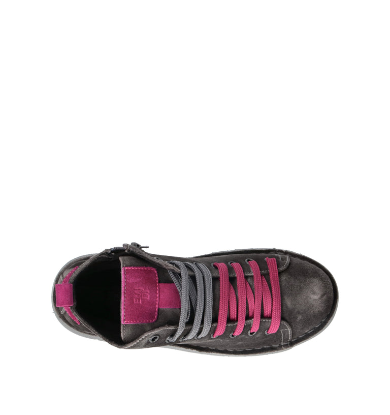 EMIDI' Polacco donna grigia in suede