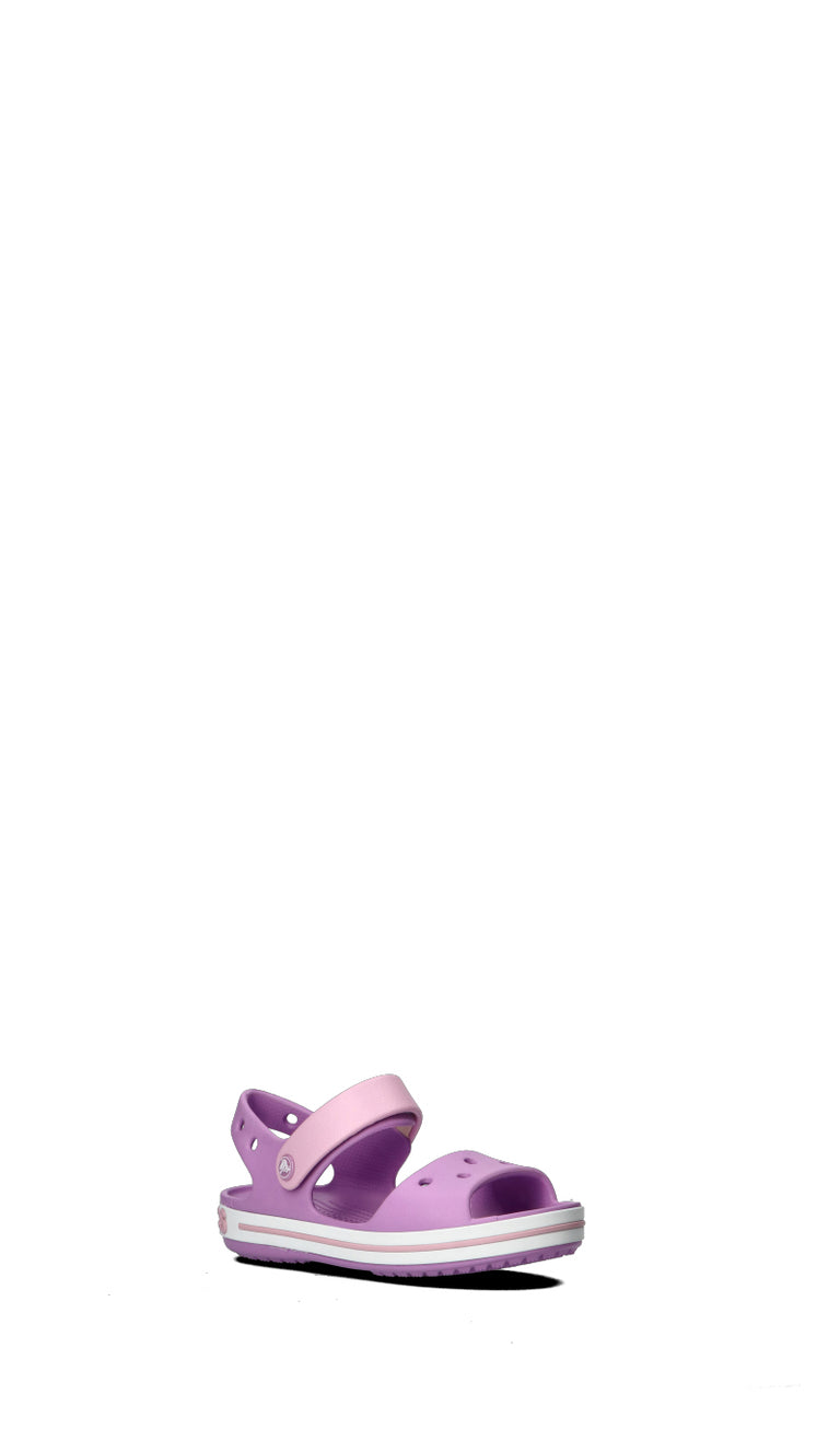 CROCS Sandalo bimba lilla/bianca