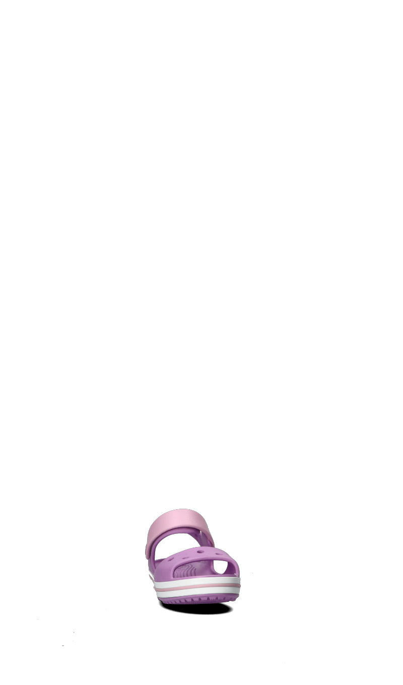 CROCS Sandalo bimba lilla/bianca