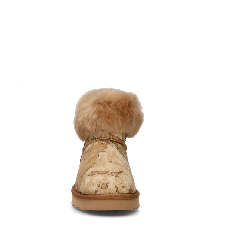 ALVIERO MARTINI Stivaletto pelo ragazza beige