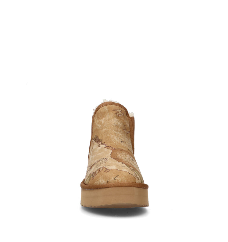 ALVIERO MARTINI Stivaletto pelo ragazza beige