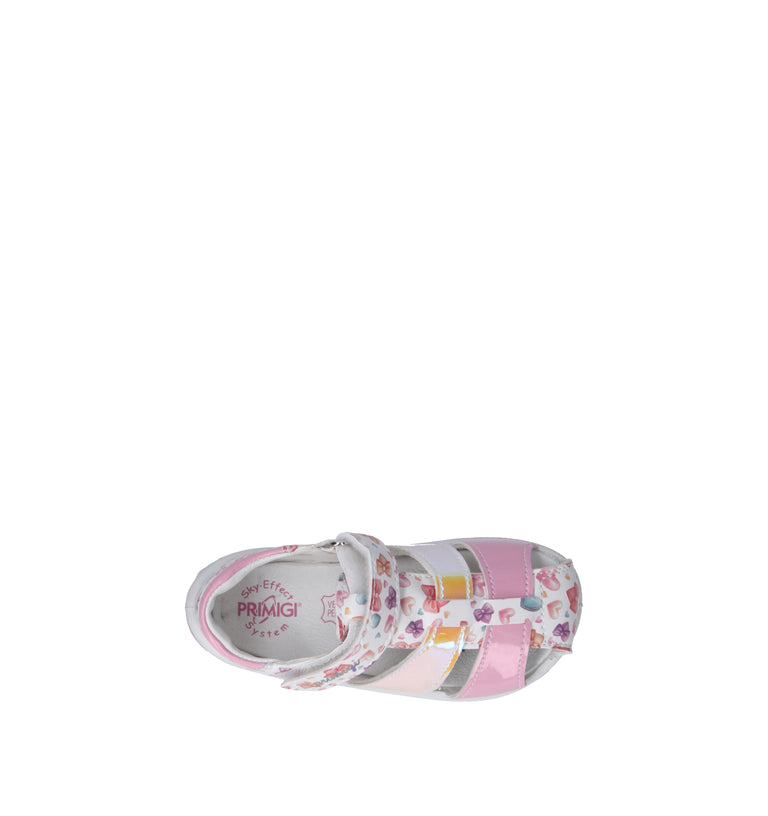 PRIMIGI Sandalo bimba bianco/rosa