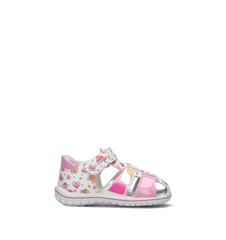 PRIMIGI Sandalo bimba bianco/rosa