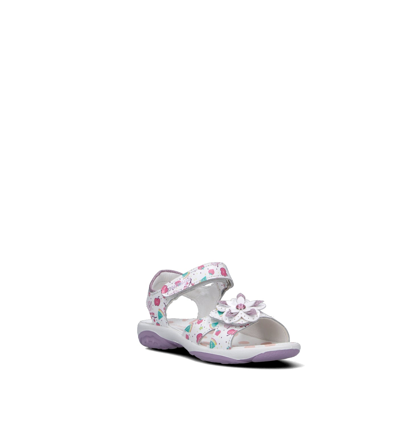 PRIMIGI Sandalo bimba bianco in pelle