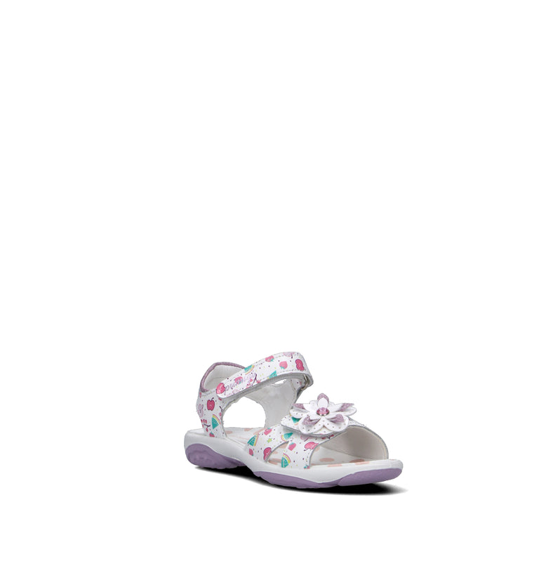 PRIMIGI Sandalo bimba bianco in pelle