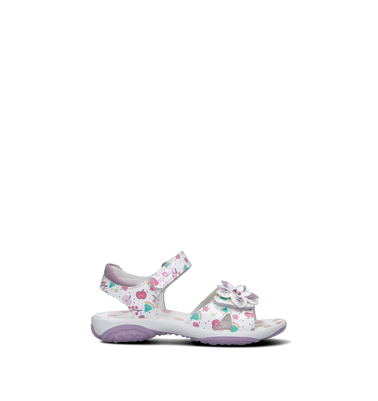 PRIMIGI Sandalo bimba bianco in pelle