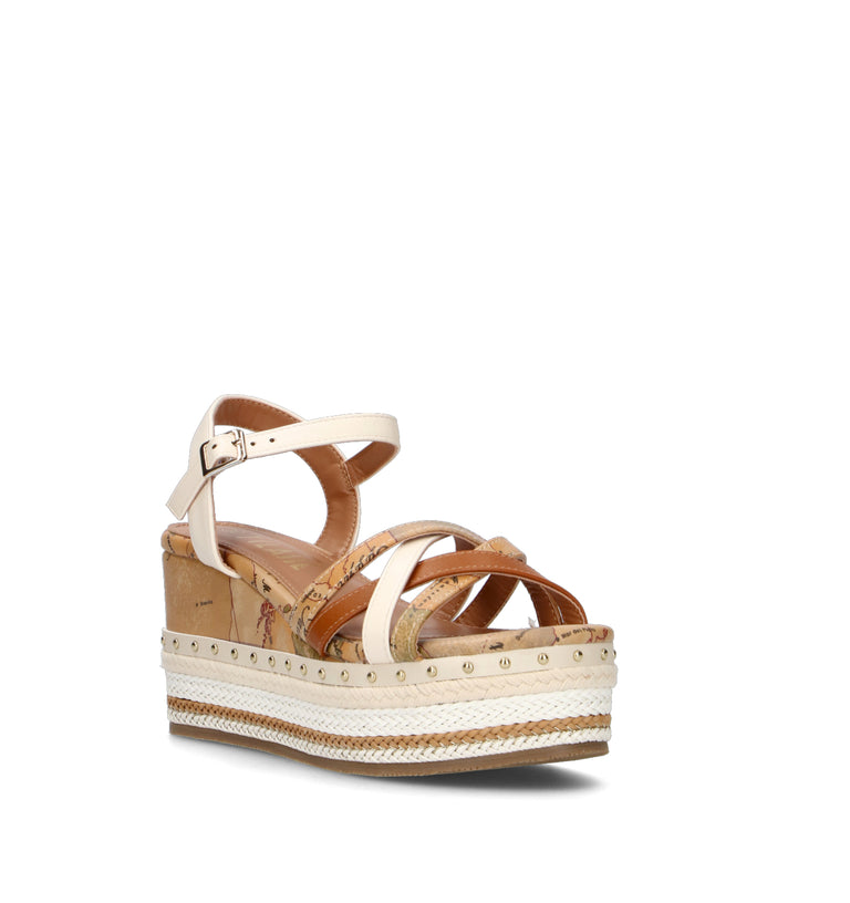 ALVIERO MARTINI Sandalo donna beige