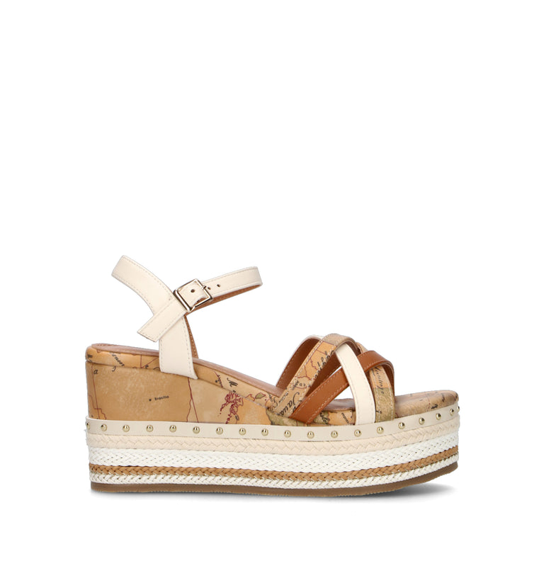 ALVIERO MARTINI Sandalo donna beige
