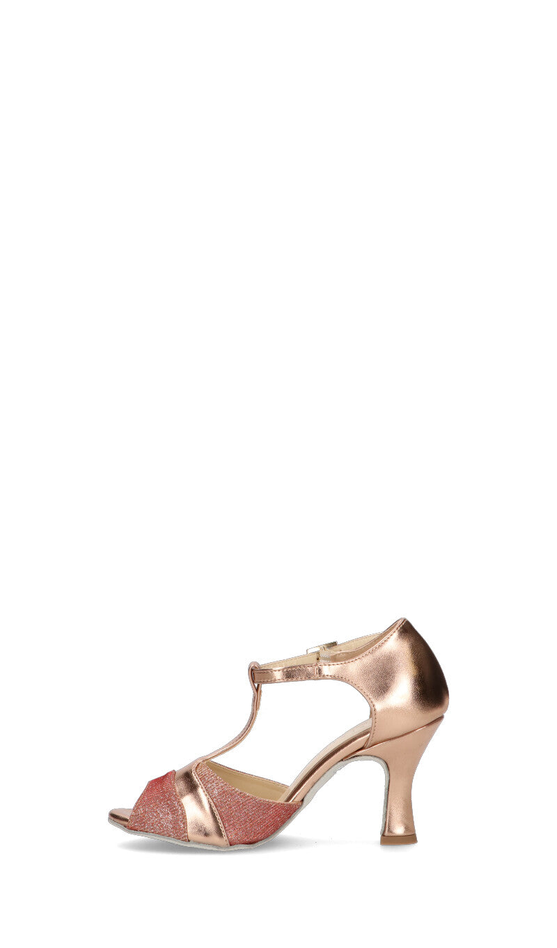 MIDELETTE Sandalo donna oro rosa
