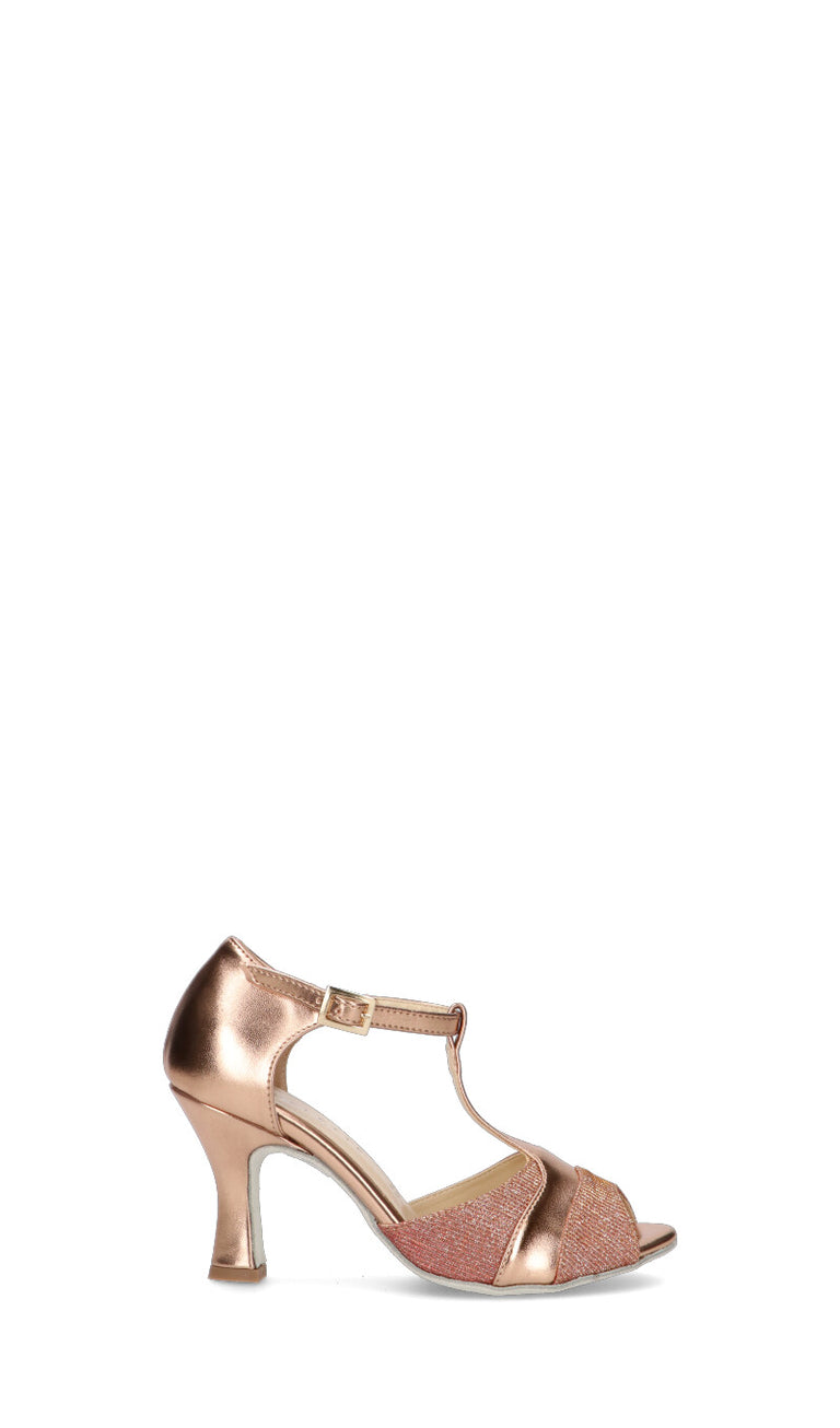 MIDELETTE Sandalo donna oro rosa