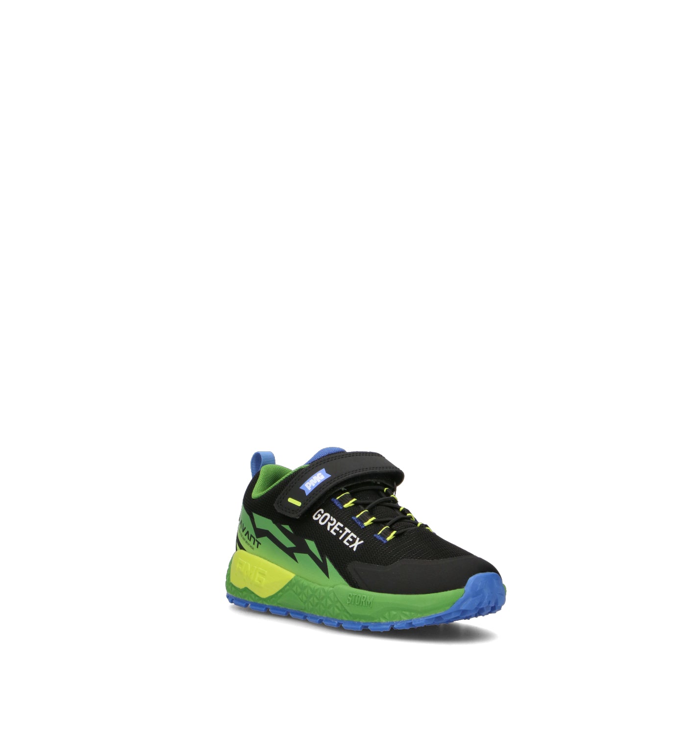 PRIMIGI Sneaker bimbo nera/verde in gore-tex