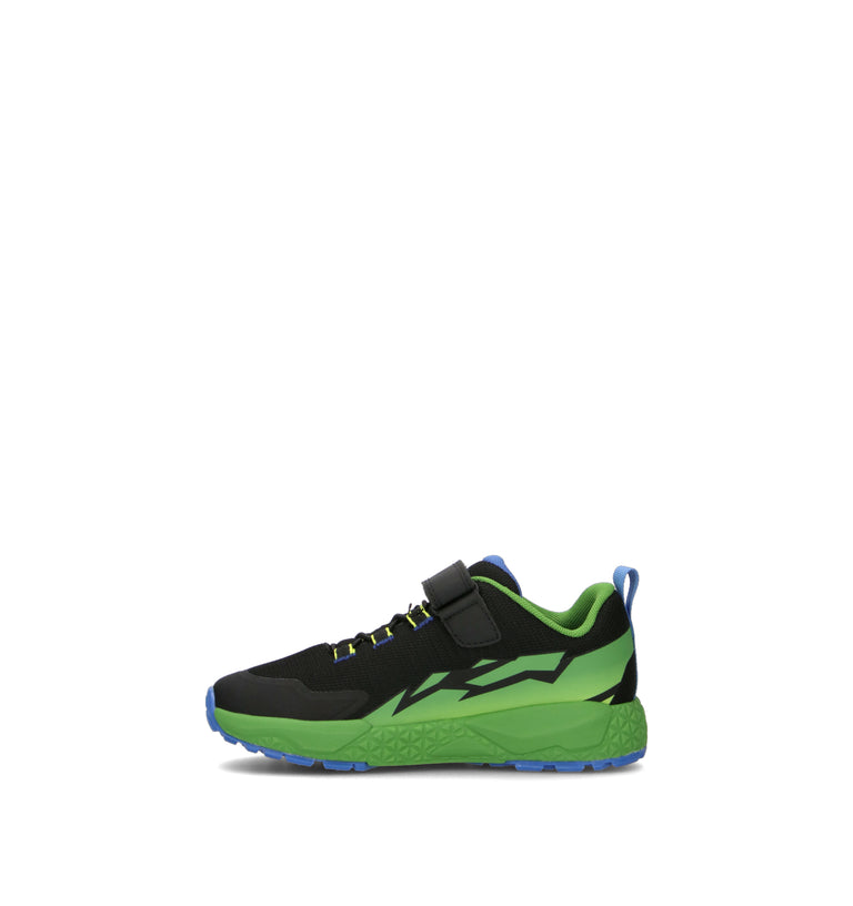 PRIMIGI Sneaker bimbo nera/verde in gore-tex