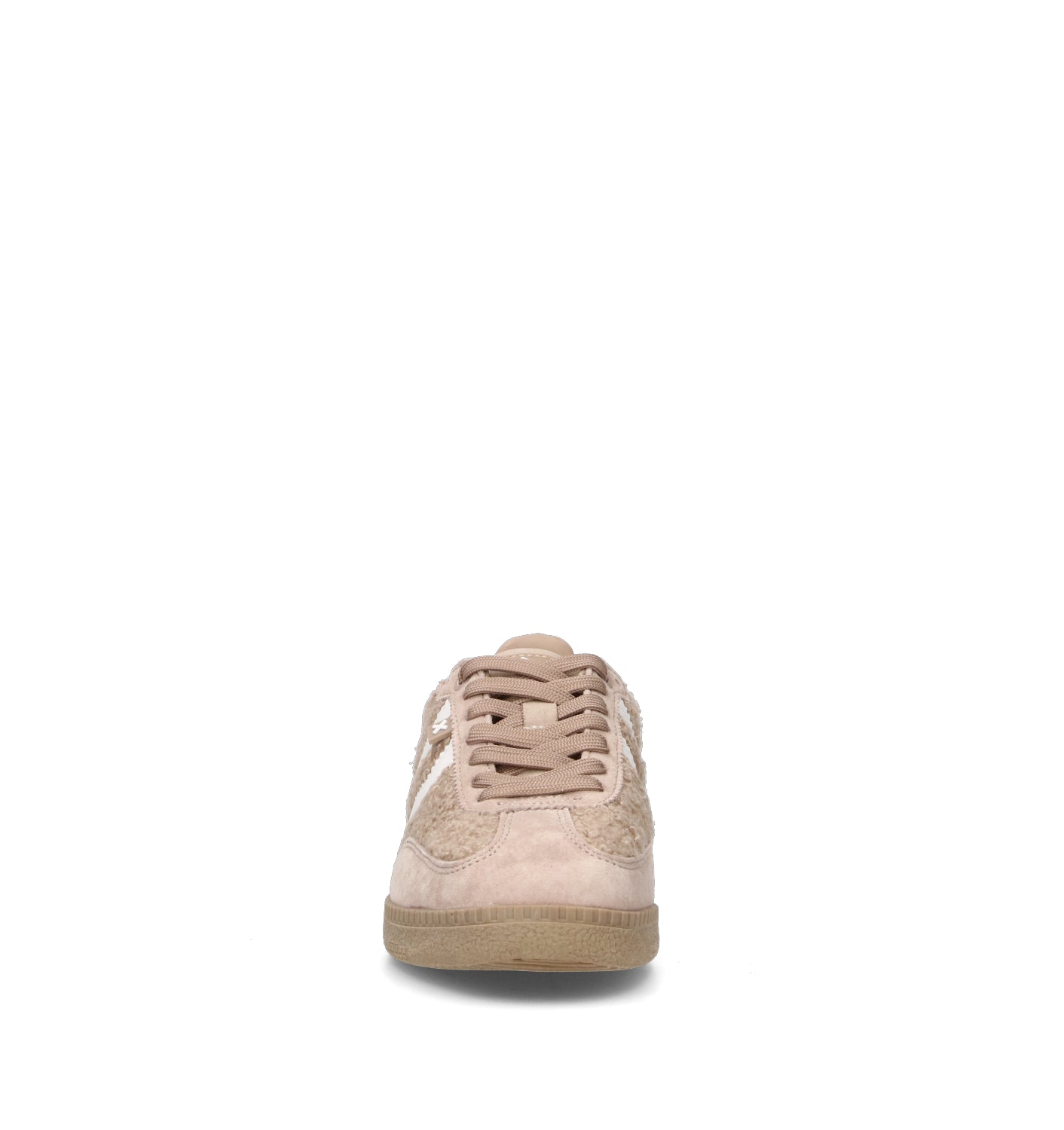 XTI FOOTWEAR Sneaker donna beige in suede