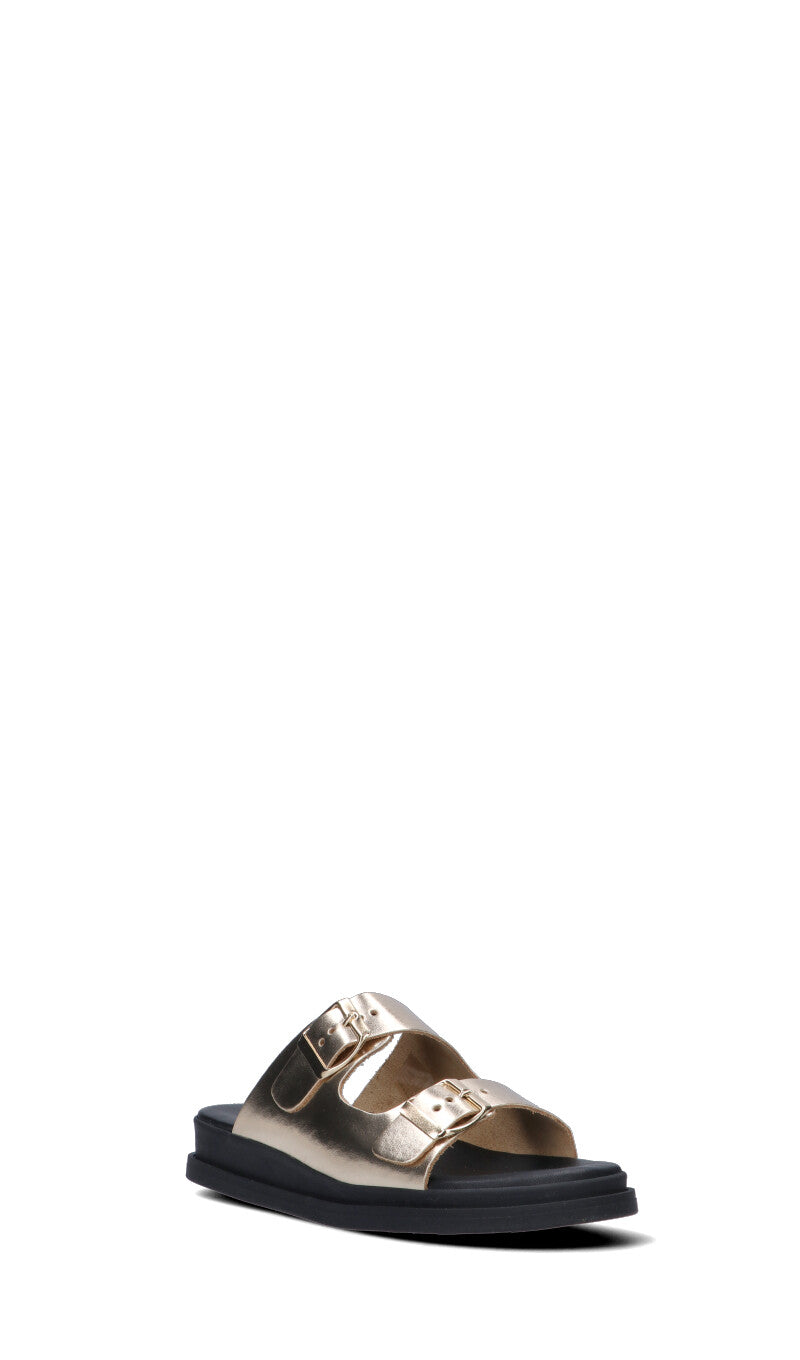 VARIOPINTO Ciabatta donna platino in pelle