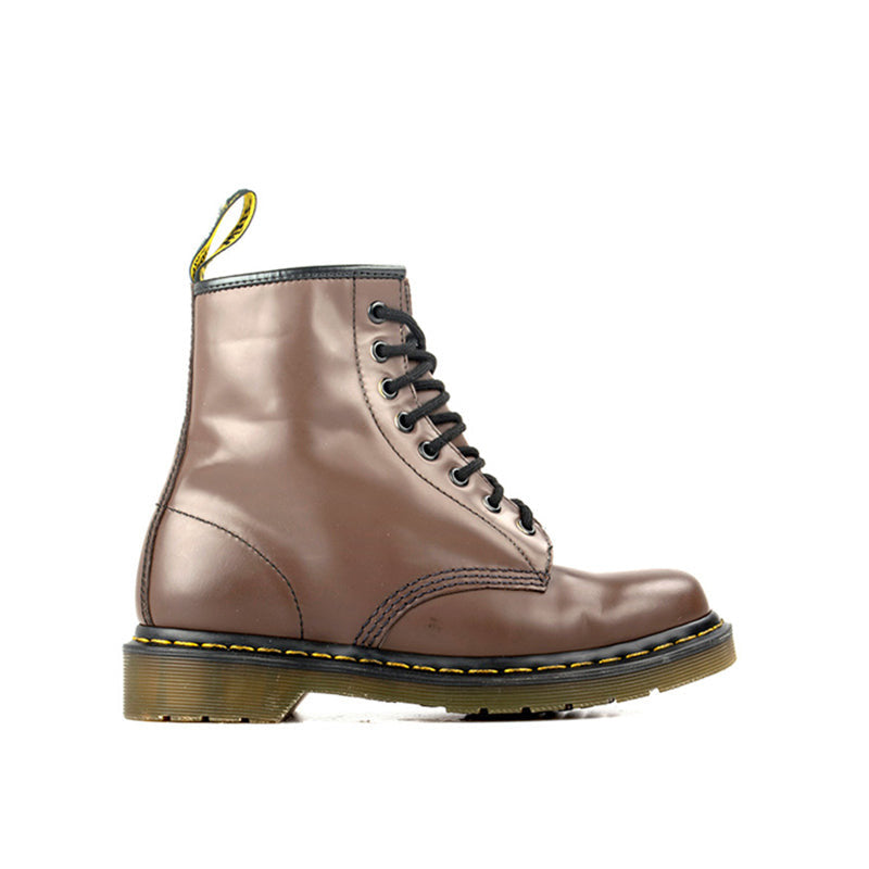 DR. MARTENS Anfibio donna marrone in pelle
