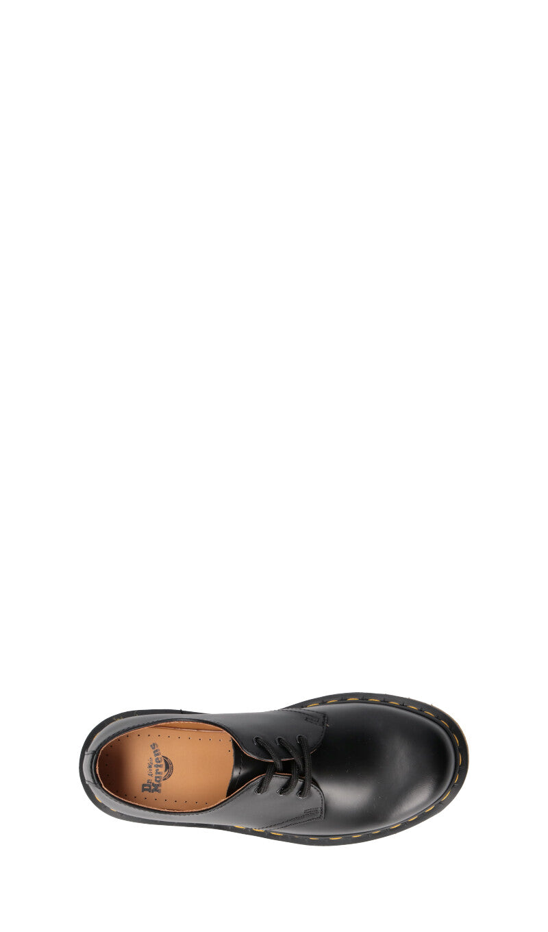 DR. MARTENS Strignata donna nera in pelle