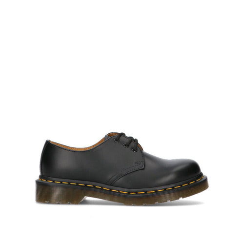 DR. MARTENS Strignata donna nera in pelle