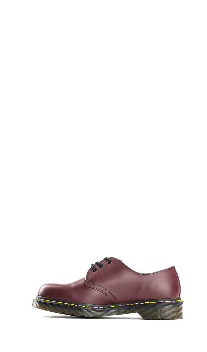 DR. MARTENS Stringata donna bordeaux in pelle