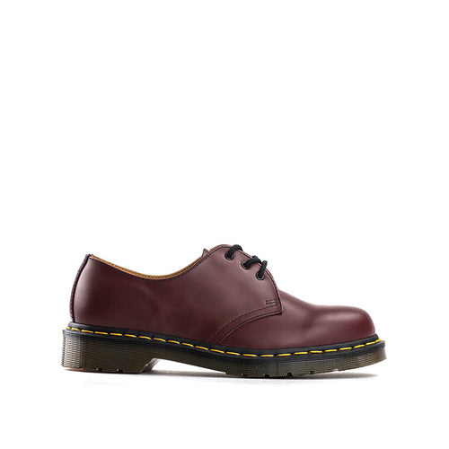 DR. MARTENS Stringata donna bordeaux in pelle