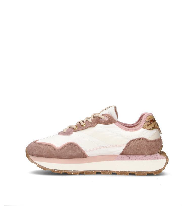 ALVIERO MARTINI Sneaker donna bianca/rosa