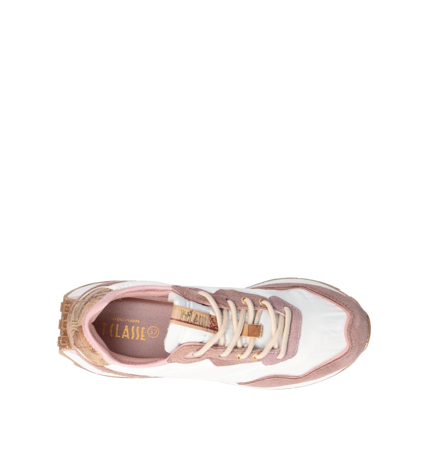 ALVIERO MARTINI Sneaker donna bianca/rosa