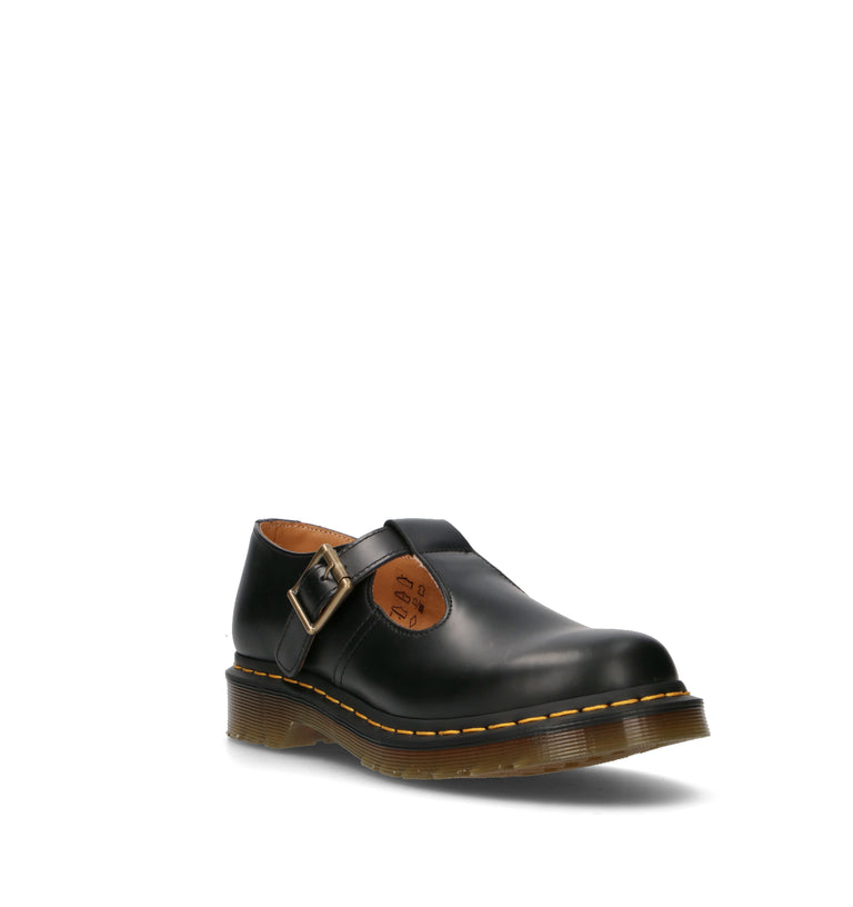 DR. MARTENS POLLEY Ballerina donna nera in pelle