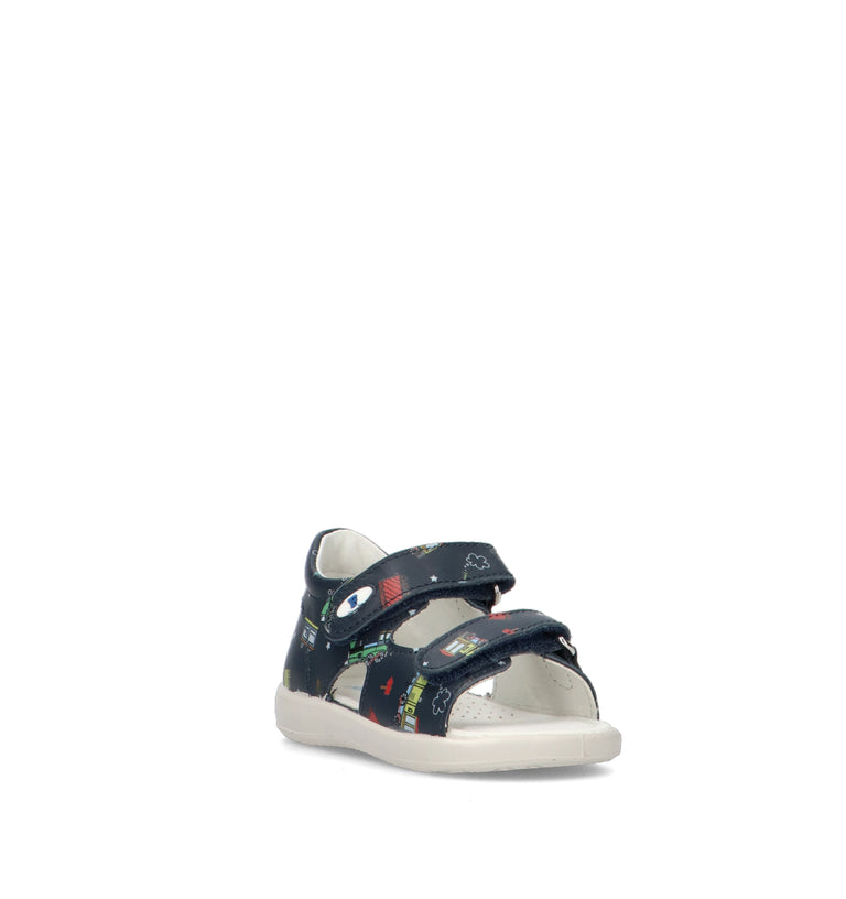 FALCOTTO Sandalo bimbo blu in pelle