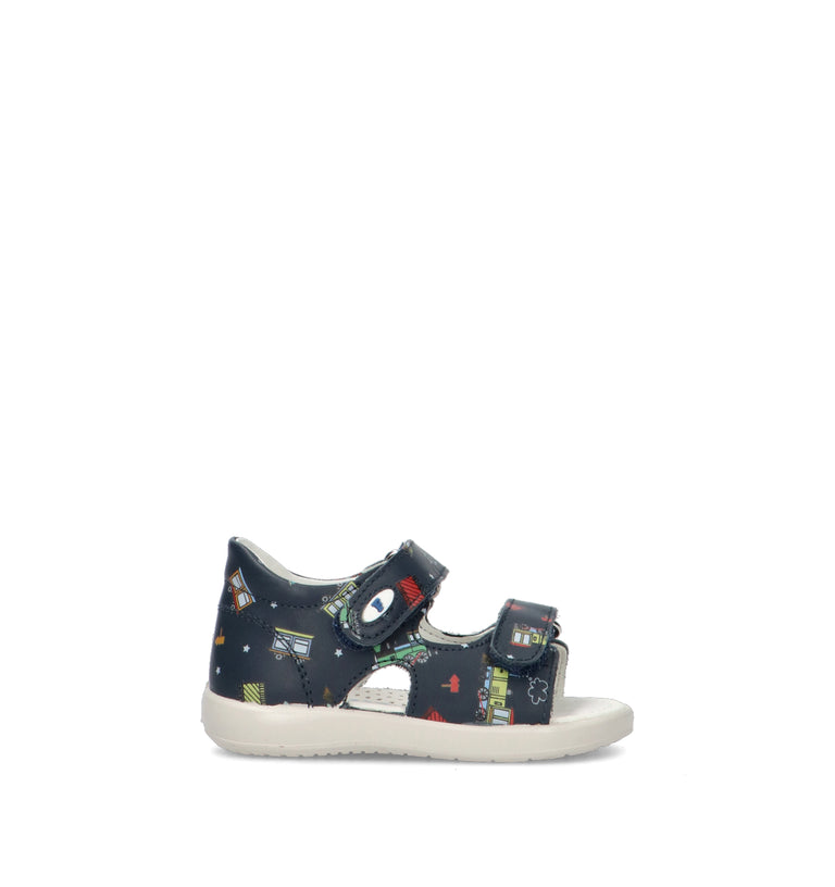 FALCOTTO Sandalo bimbo blu in pelle