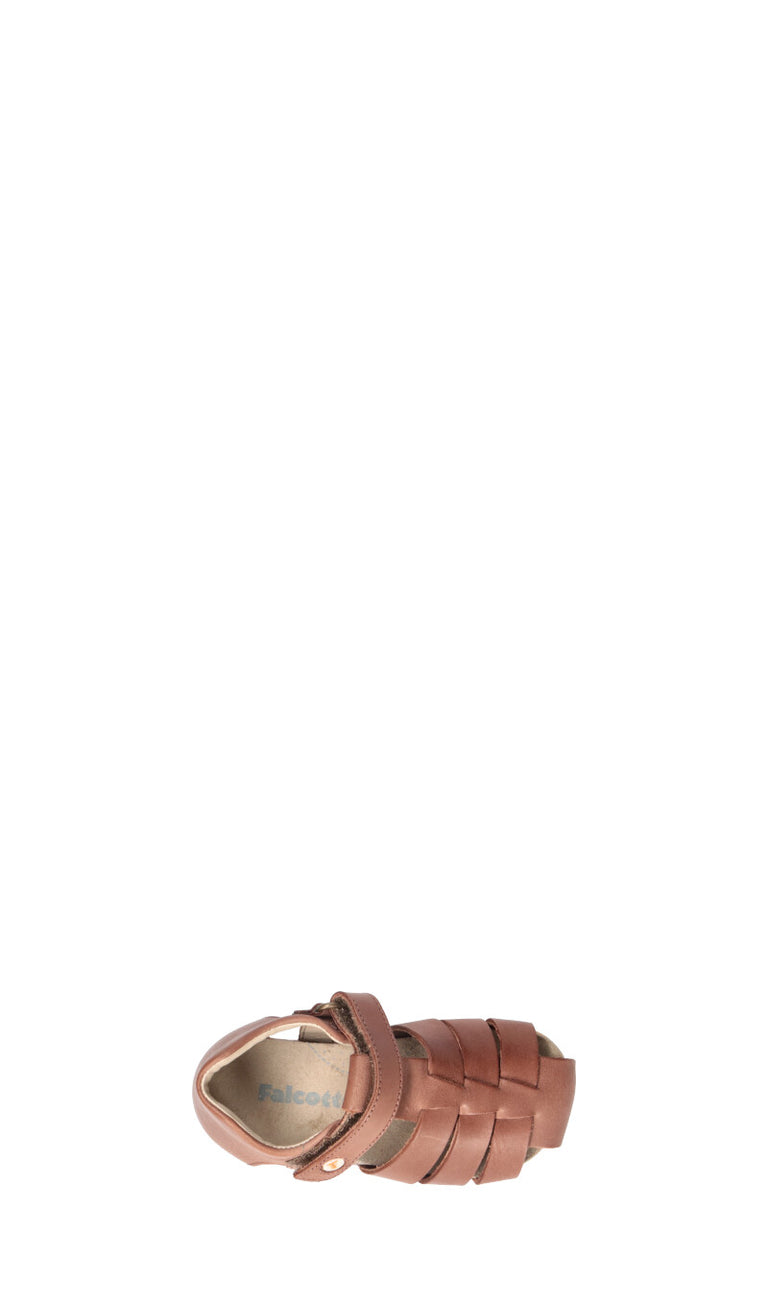 FALCOTTO Sandalo bimbo cuoio in pelle