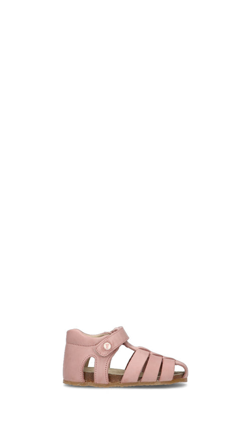 FALCOTTO Sandalo bimba rosa in pelle