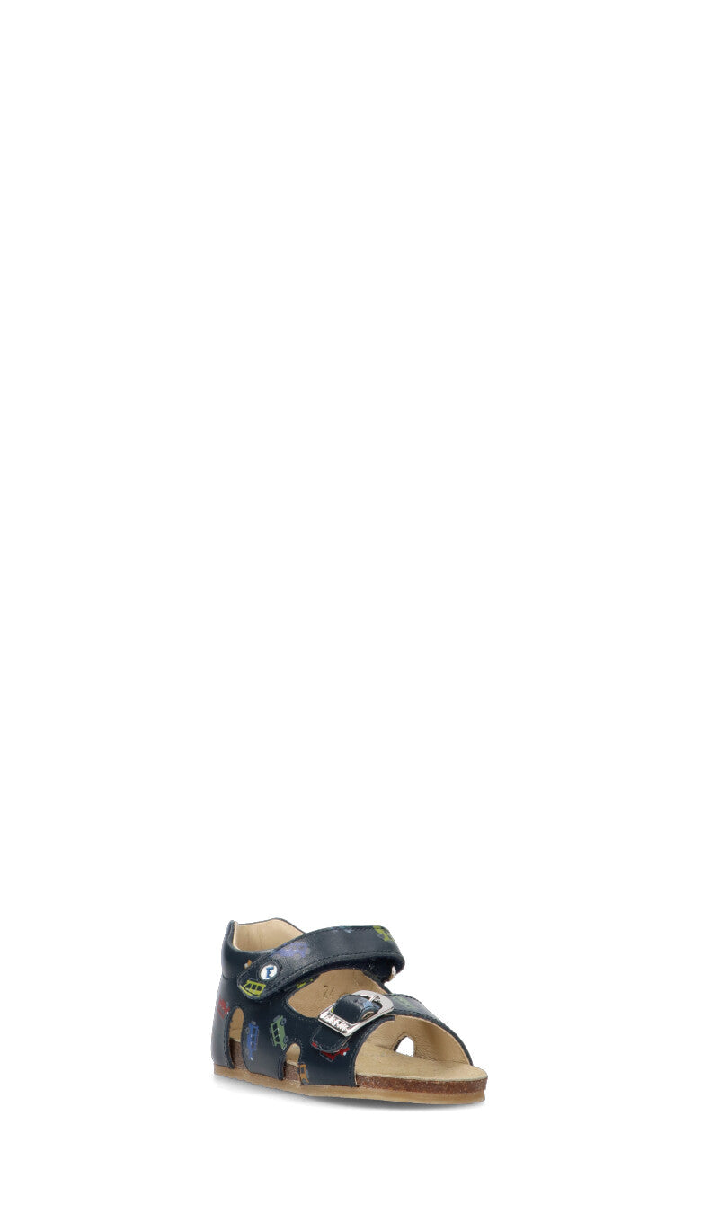 FALCOTTO Sandalo bimbo blu in pelle