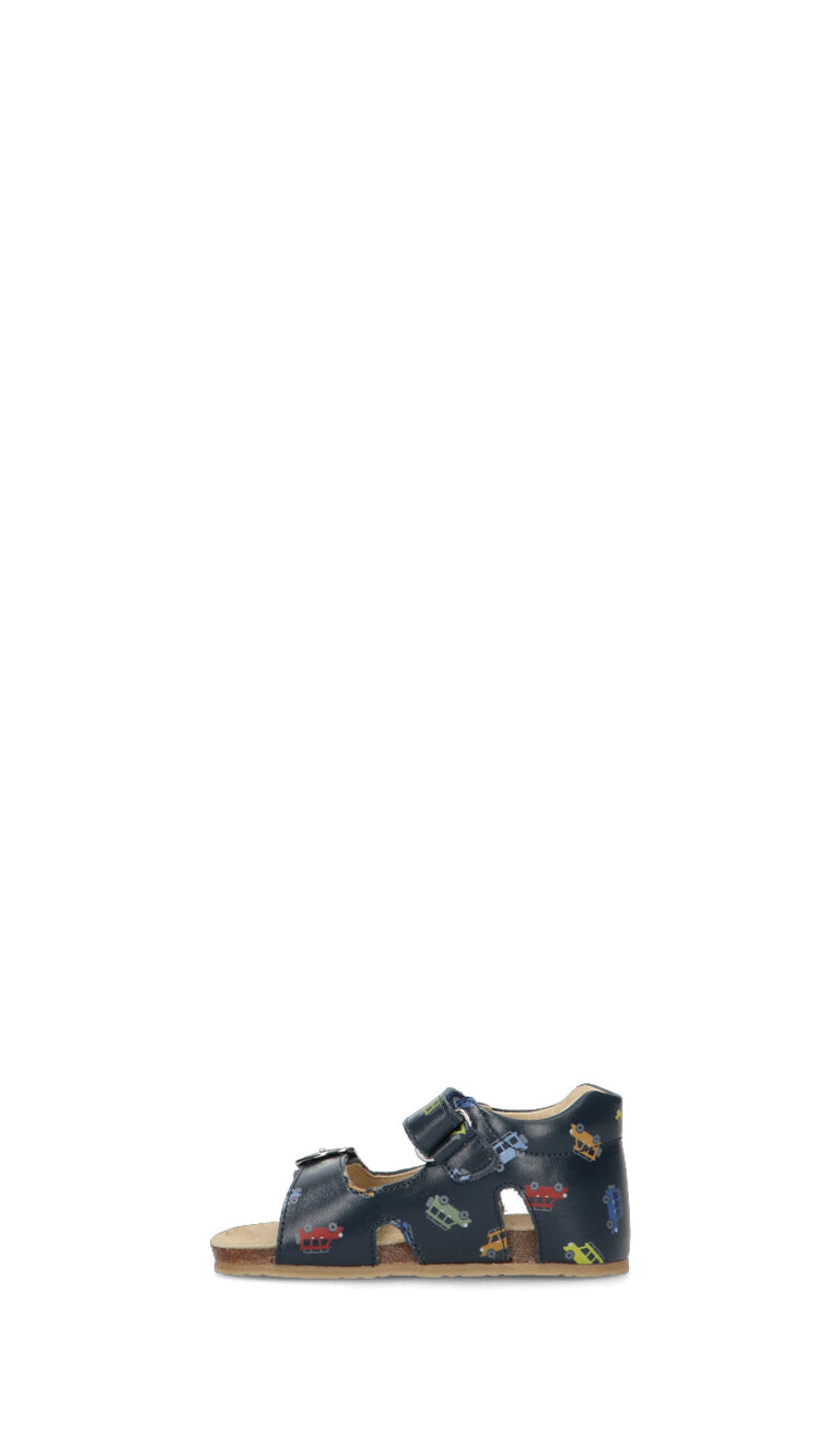 FALCOTTO Sandalo bimbo blu in pelle