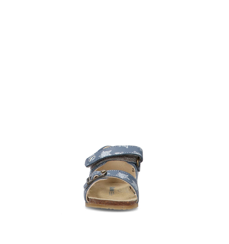 FALCOTTO Sandalo bimbo blu in pelle