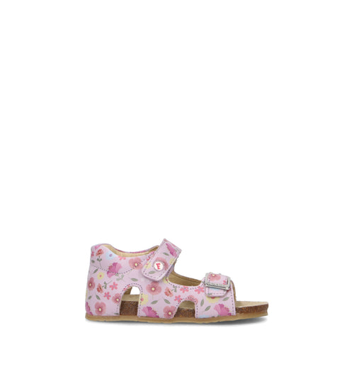 FALCOTTO Sandalo bimba rosa in pelle