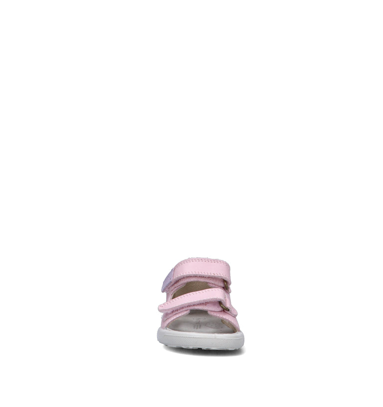 NATURINO Sandalo bimba rosa in pelle