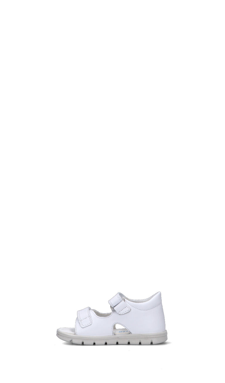 FALCOTTO Sandalo bimbo bianco in pelle